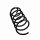Suspension Spring Set front coil spring Ø 13.8 mm EIBACH for e.g. VOLVO S60