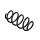 Suspension Spring Set Front Axle Coil Spring Ø 12.2 mm EIBACH for VW POLO