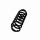 Suspension Spring Set rear coil spring Ø 12.8 mm EIBACH for SEAT ATECA