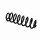 Suspension Spring Set rear coil spring Ø 12.8 mm EIBACH for SEAT ATECA