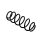 Suspension Spring Set rear coil spring Ø 10.8 mm EIBACH for e.g. MB A-CLASS