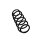 Suspension Spring Set rear coil spring Ø 10.8 mm EIBACH for e.g. MB A-CLASS