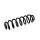 Suspension Spring Set Rear Axle Coil Spring Ø 12 mm EIBACH for AUDI Q2