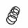 Suspension Spring Set front coil spring Ø 12.8 mm EIBACH for e.g. MB A-CLASS