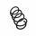 Suspension Spring Set front coil spring Ø 12.8 mm EIBACH for e.g. MB A-CLASS