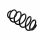 Suspension Spring Set Front Axle Coil Spring Ø 13.2 mm EIBACH for VW