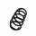 Suspension Spring Set Front Axle Coil Spring Ø 13.2 mm EIBACH for VW