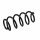 Suspension Spring Set Front Axle Coil Spring Ø 13.2 mm EIBACH for VW
