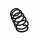 Suspension Spring Set Front Axle Coil Spring Ø 13.2 mm EIBACH for VW