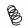 Suspension Spring Set front coil spring Ø 13,5 mm EIBACH for MITSUBISHI SPACE