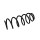 Suspension Spring Set rear coil spring Ø 11.8 mm EIBACH for FORD MONDEO