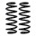 Suspension spring set front axle Ø 15 mm 349 mm EIBACH for e.g. AUDI A6 C5