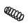 Suspension Spring Set front axle coil spring Ø 15 mm EIBACH for e.g. AUDI A6