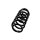 Suspension Spring Set front axle coil spring Ø 15 mm EIBACH for e.g. AUDI A6
