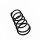 Suspension Spring Set front coil spring Ø 12.5 mm EIBACH for e.g. FORD FOCUS