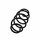 Suspension Spring Set front coil spring Ø 13.8 mm EIBACH for e.g. OPEL SIGNUM