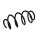 Suspension Spring Set front coil spring Ø 12.8 mm EIBACH for e.g. VW TOURAN