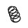 Suspension Spring Set front coil spring Ø 12.8 mm EIBACH for e.g. VW TOURAN