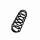 Suspension Spring Set rear axle coil spring Ø 9.2 mm EIBACH for e.g. VW LUPO