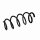Suspension Spring Set front coil spring Ø 12.2 mm EIBACH for e.g. MB B-CLASS