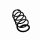 Suspension Spring Set front coil spring Ø 12.2 mm EIBACH for e.g. MB B-CLASS