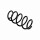 Suspension Spring Set front axle coil spring Ø 15 mm EIBACH for e.g. MB VITO