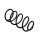Suspension Spring Set front coil spring Ø 12.8 mm EIBACH for e.g. VOLVO C30