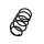Suspension Spring Set front coil spring Ø 12.8 mm EIBACH for e.g. VOLVO C30