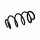 Suspension Spring Set front coil spring Ø 13 mm EIBACH for PEUGEOT PARTNER
