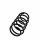 Suspension Spring Set front axle coil spring Ø 15.8 mm EIBACH for e.g. AUDI A6