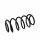 Suspension Spring Set front axle coil spring Ø 15.8 mm EIBACH for e.g. AUDI A6