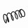 Suspension Spring Set rear coil spring Ø 13.5 mm EIBACH for SUBARU FORESTER