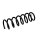 Suspension Spring Set Rear Axle Coil Spring Ø 12 mm EIBACH for BMW 5 Series