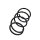 Suspension Spring Set front coil spring Ø 13 mm EIBACH for e.g. SUBARU FORESTER
