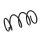 Suspension Spring Set front coil spring Ø 13 mm EIBACH for e.g. SUBARU FORESTER