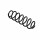 Suspension Spring Set Rear Axle Coil Spring Ø 9 mm EIBACH for VW LUPO