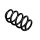 Suspension Spring Set front axle coil spring Ø 15 mm EIBACH for e.g. AUDI A4