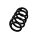 Suspension Spring Set front axle coil spring Ø 15 mm EIBACH for e.g. AUDI A4