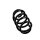 Suspension Spring Set front axle coil spring Ø 15 mm EIBACH for e.g. AUDI A4