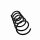 Suspension Spring Set front coil spring Ø 14 mm EIBACH for e.g. RENAULT MEGANE