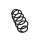 Suspension Spring Set rear coil spring Ø 10.5 mm EIBACH for PEUGEOT 207