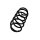 Suspension Spring Set front coil spring Ø 12.8 mm EIBACH for e.g. OPEL VECTRA