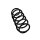 Suspension Spring Set front coil spring Ø 12.8 mm EIBACH for e.g. OPEL VECTRA