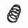 Suspension Spring Set front axle coil spring Ø 15.5 mm EIBACH for e.g. MB VITO