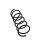 Suspension Spring Set front coil spring Ø 12 mm EIBACH for e.g. PEUGEOT 306