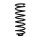 Suspension spring set rear axle Ø 12.8 mm 377 mm EIBACH for e.g. VOLVO V70 I