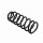 Suspension Spring Set rear coil spring Ø 12.8 mm EIBACH for e.g. VOLVO V70