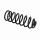 Suspension Spring Set rear coil spring Ø 12.8 mm EIBACH for e.g. VOLVO V70