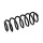 Suspension Spring Set rear coil spring Ø 11,3 mm EIBACH for MITSUBISHI COLT