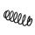 Suspension Spring Set rear coil spring Ø 11,3 mm EIBACH for MITSUBISHI COLT